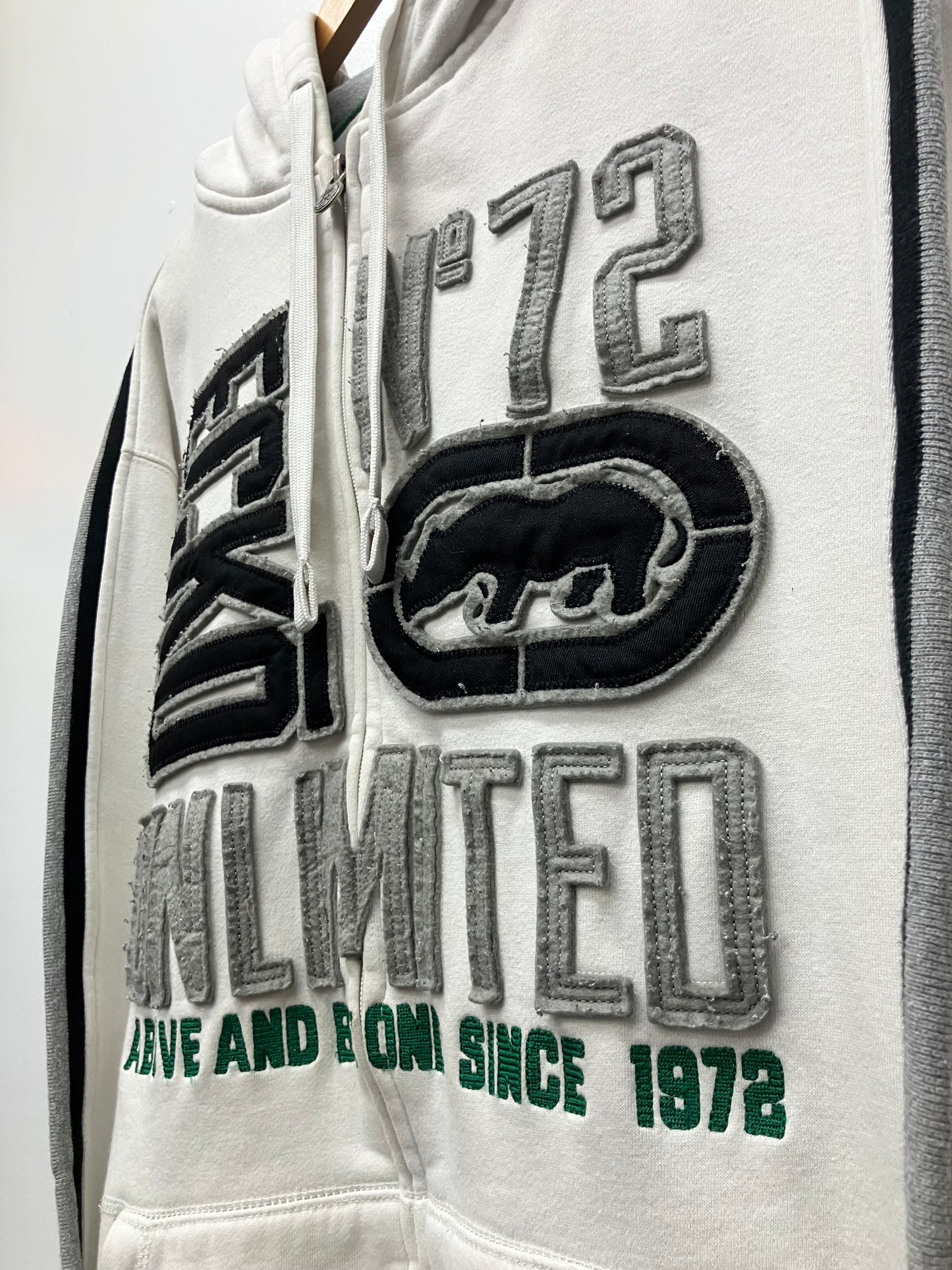 Y2K Embroidered Ecko Unltd. Zip Up Hoodie