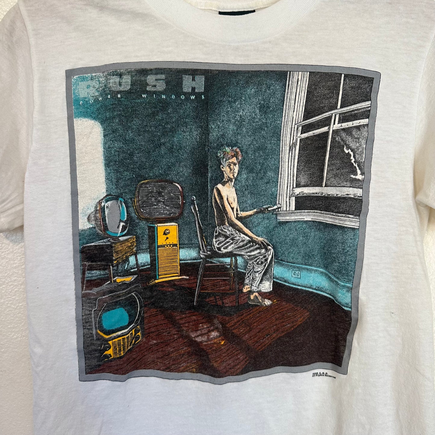 1985 Rush “Power Windows” Graphic T-Shirt