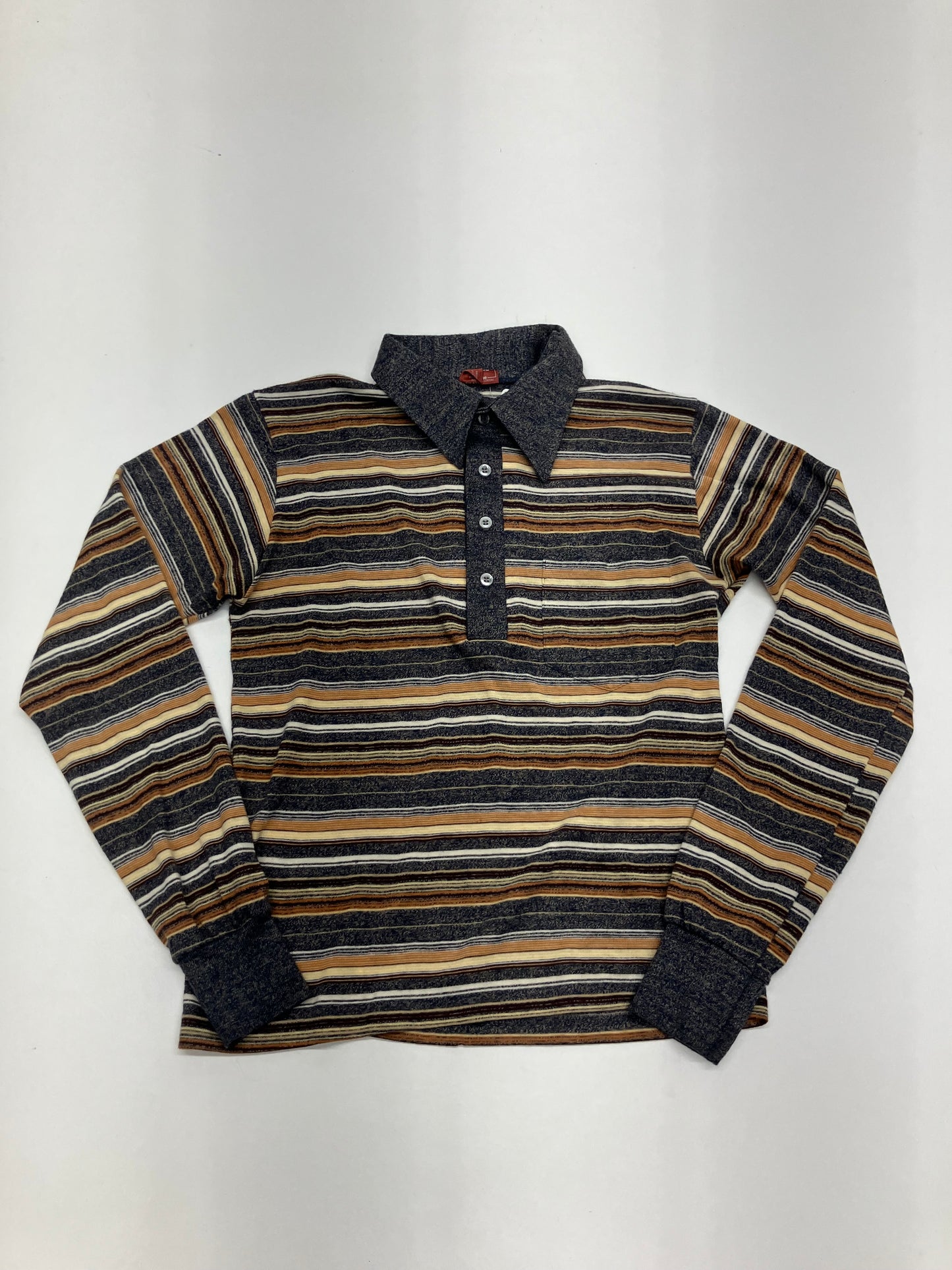 Vintage 1970’s Striped Polo Longsleeve