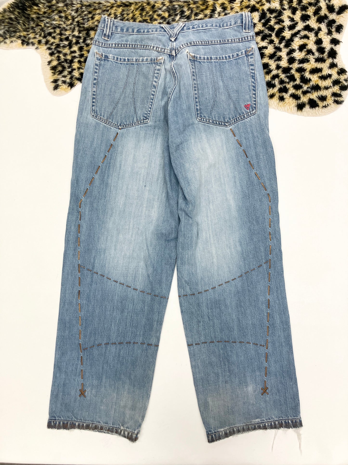 Vokal Embroidered Y2k Denim Jeans