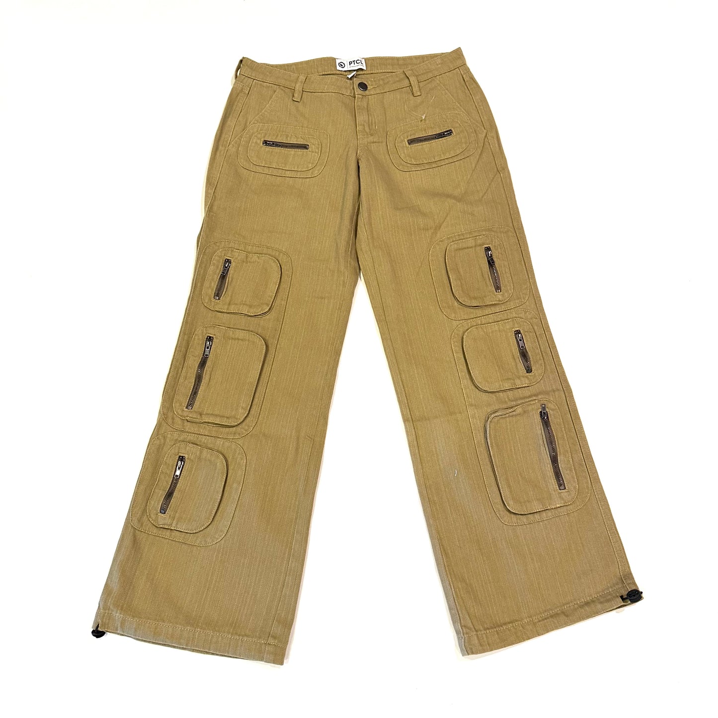 Khaki Tech Cargo Pants