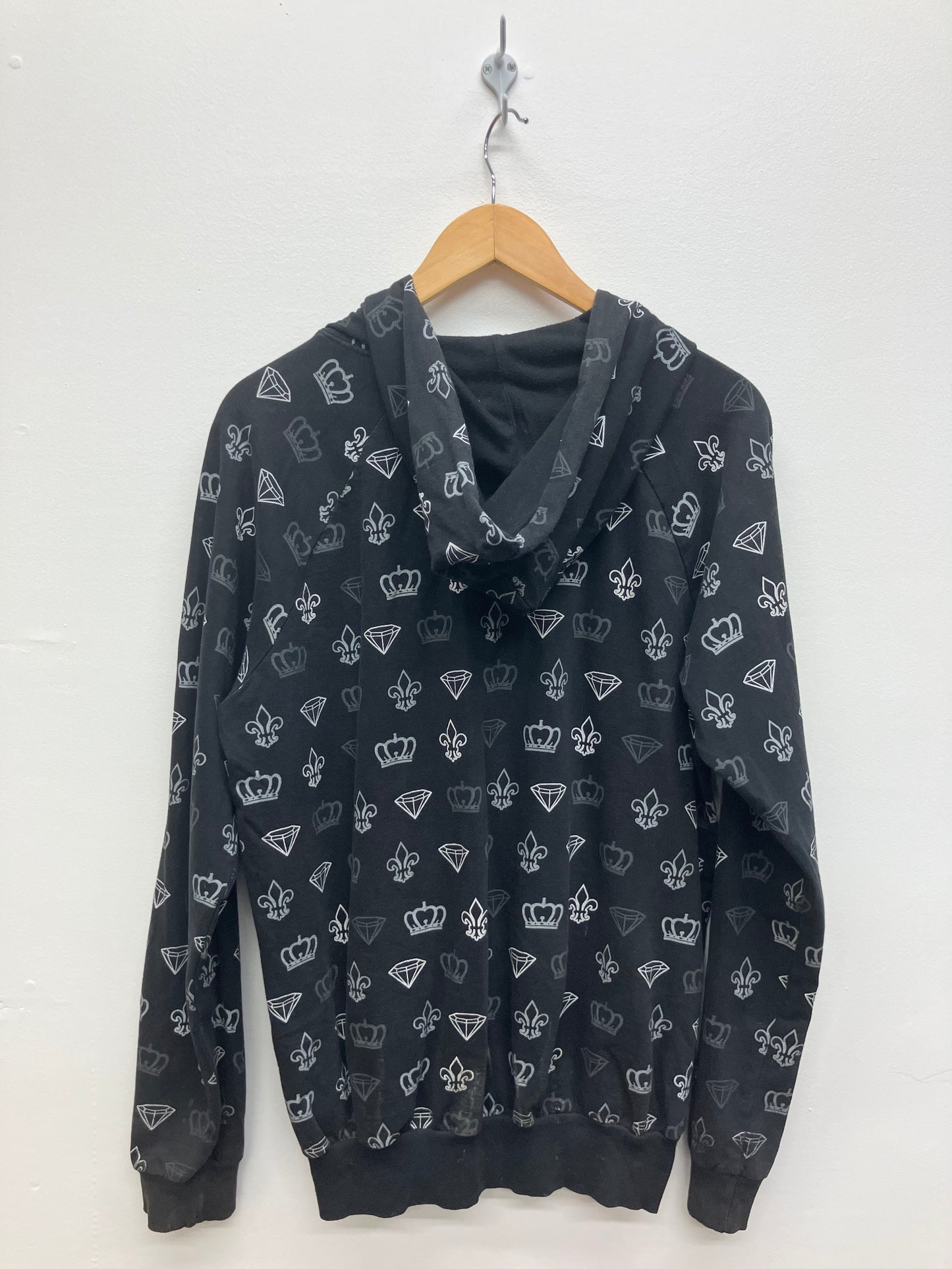 Y2K All Over Print Heritage 1981 Zip-up Hoodie