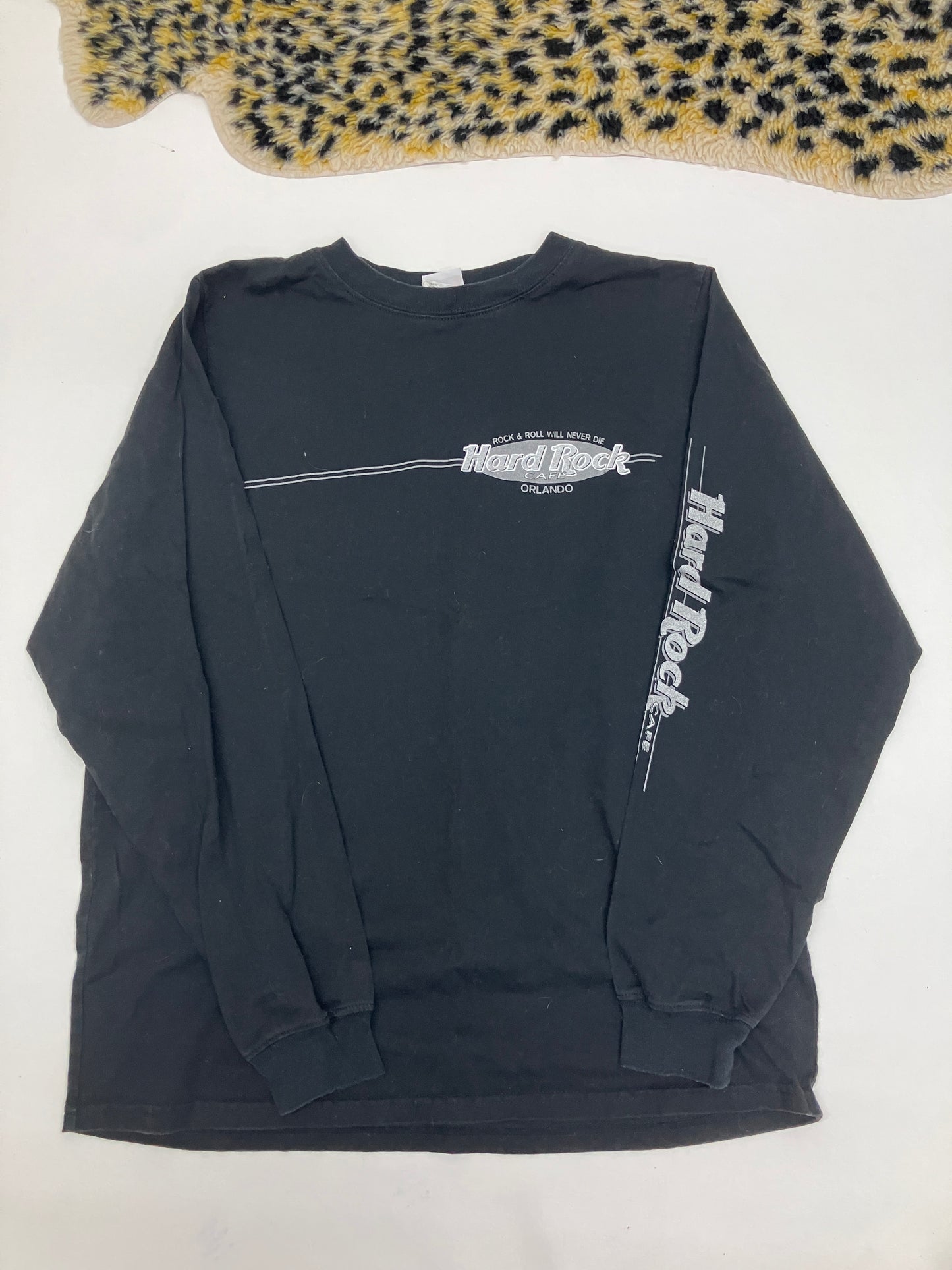 Vintage 90s Hard Rock Cafe Rock & Roll Long-Sleeve T-Shirt