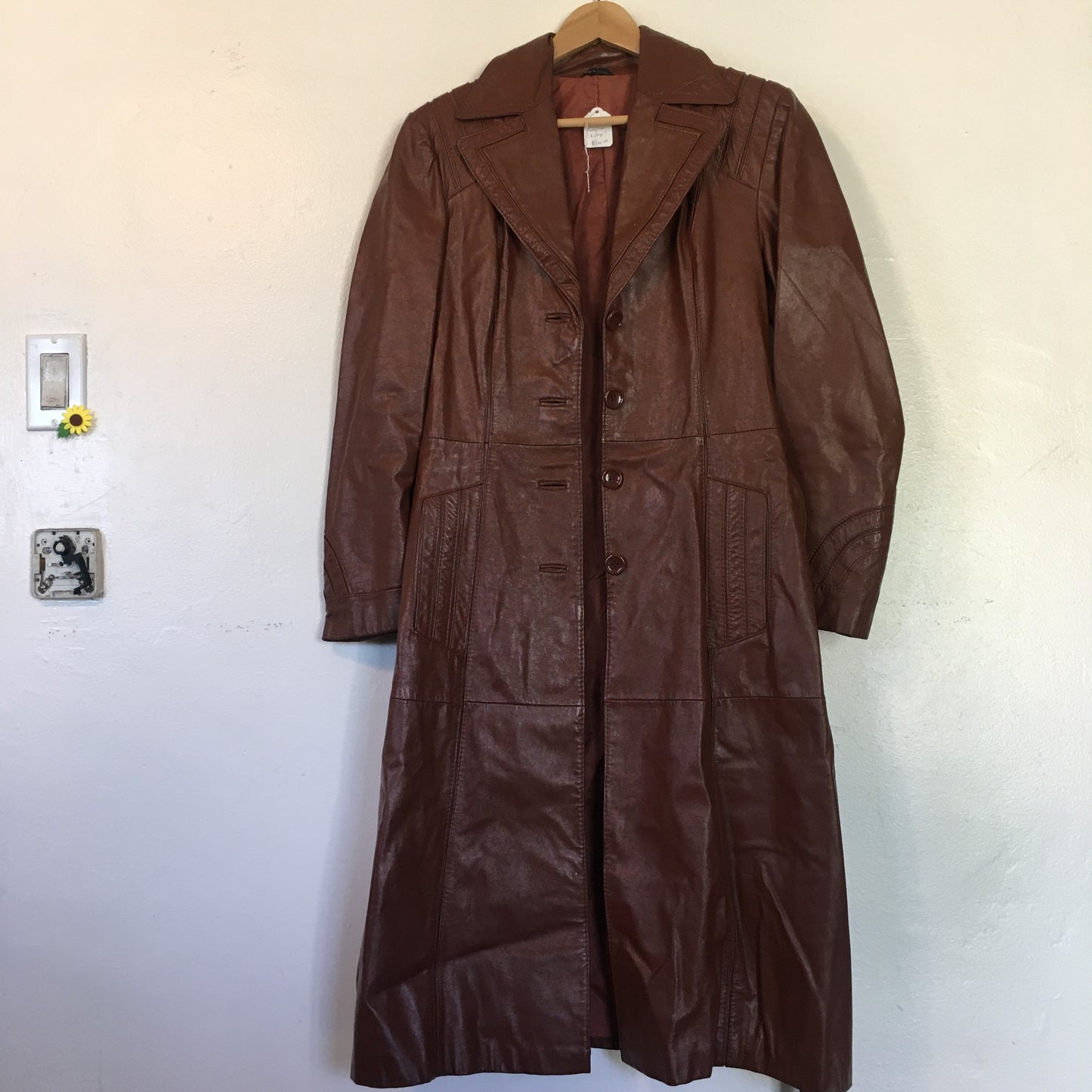 Vintage Penny Lane Leather Coat