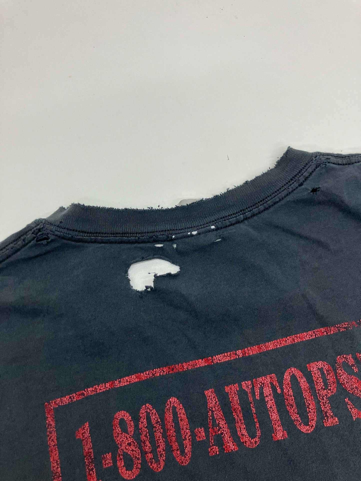 1-800-Autopsy Thrashed Graphic Tee