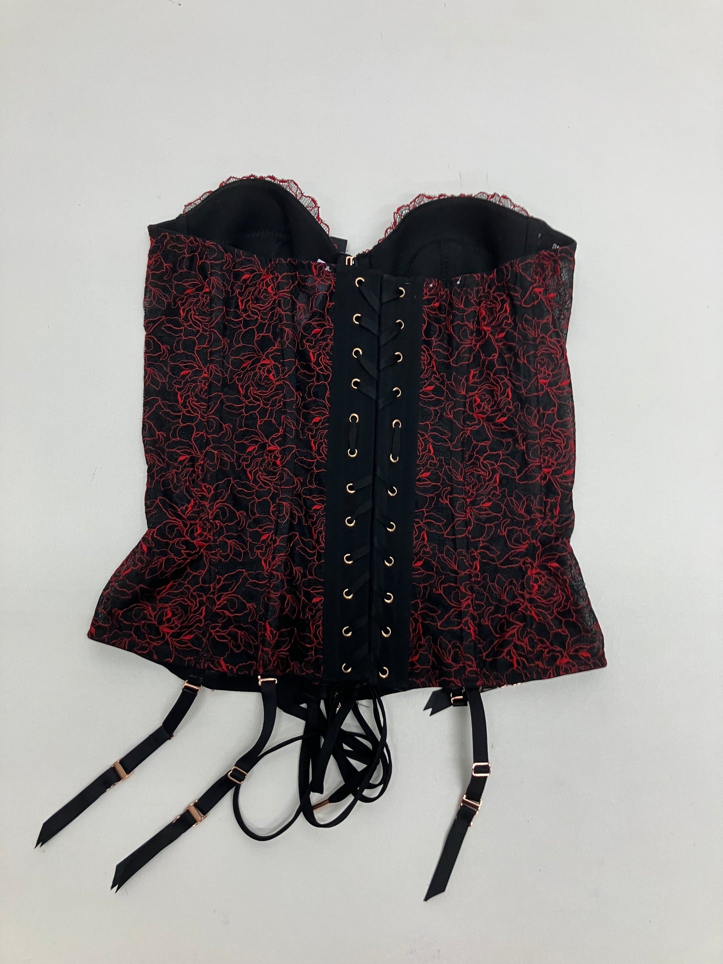 Savage x Fenty Red Lace Corset