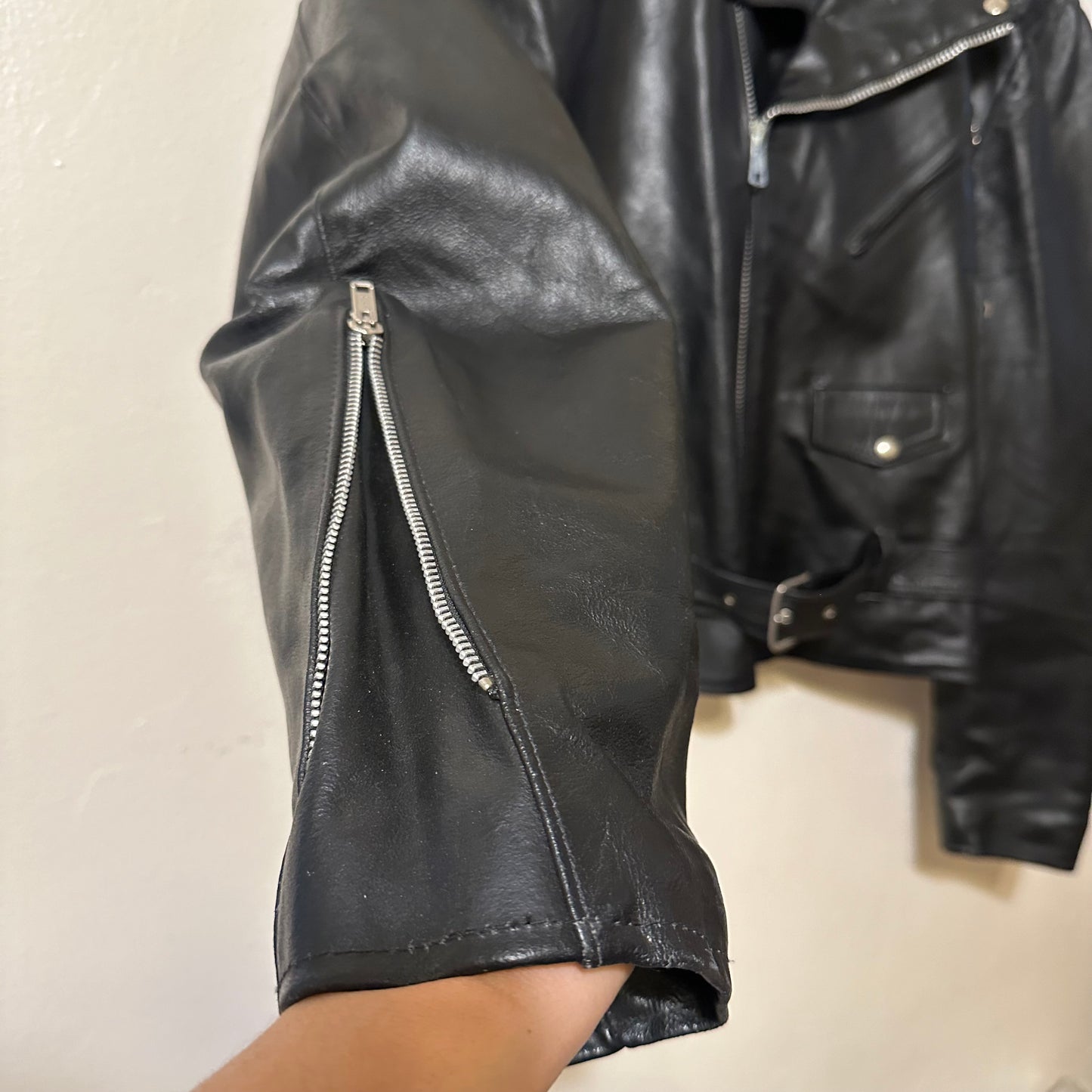 Vintage Excelled Leather Moto Jacket