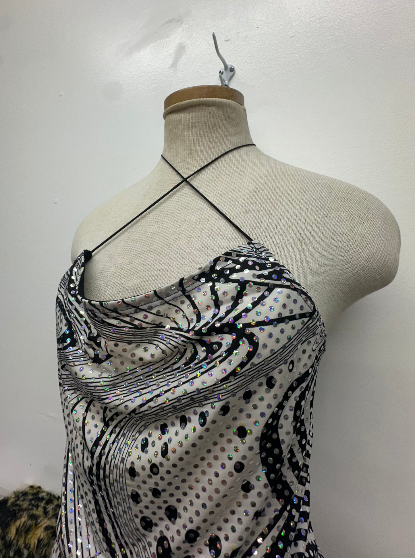 Sequins Y2K spaghetti top