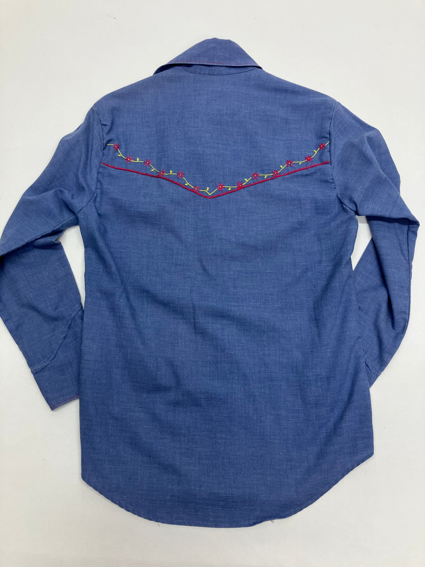Vintage 1970’s Spiked Collar Western Shirt