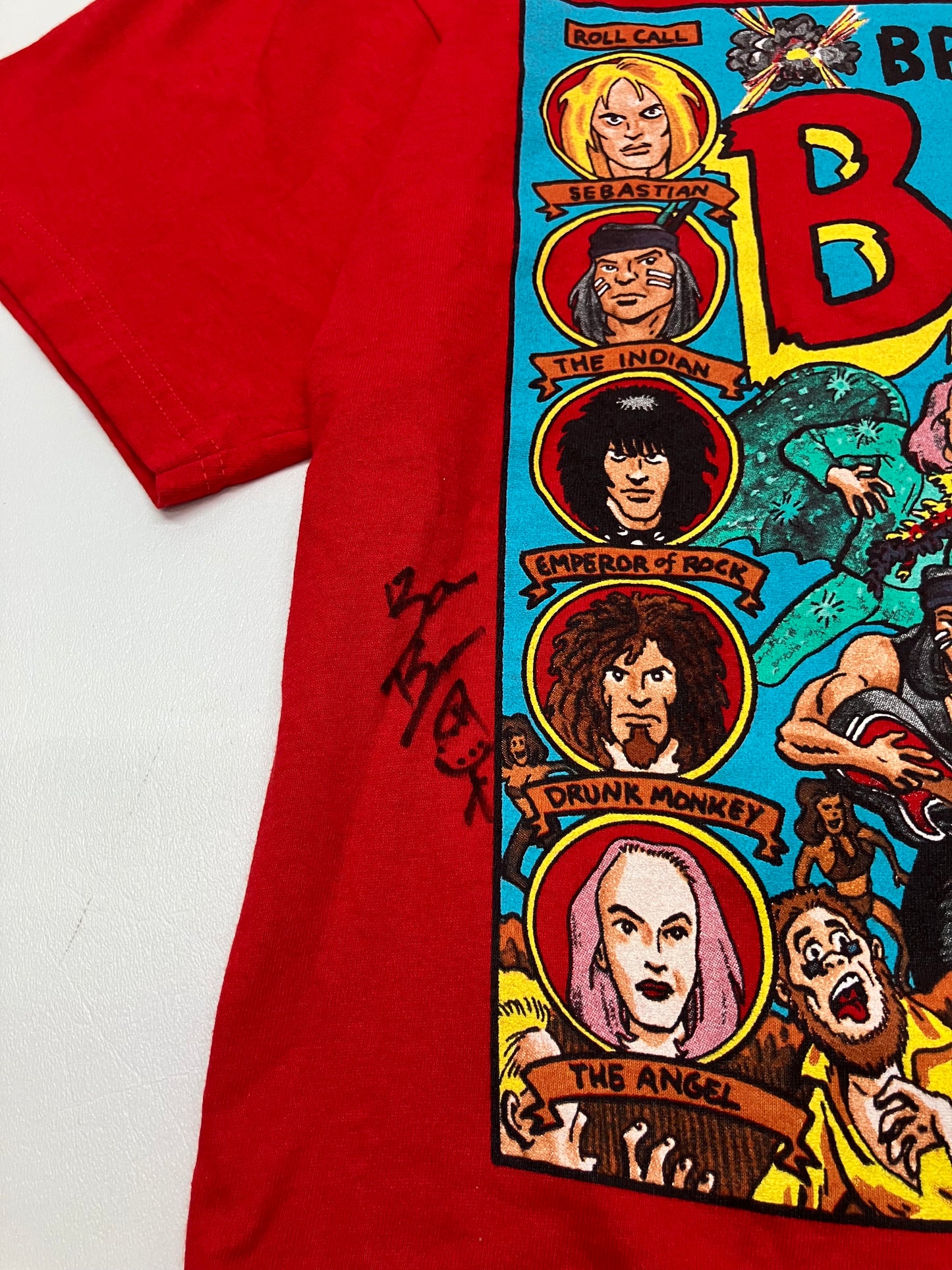 Sebastian Bach 1999 Tour Autographed Tee