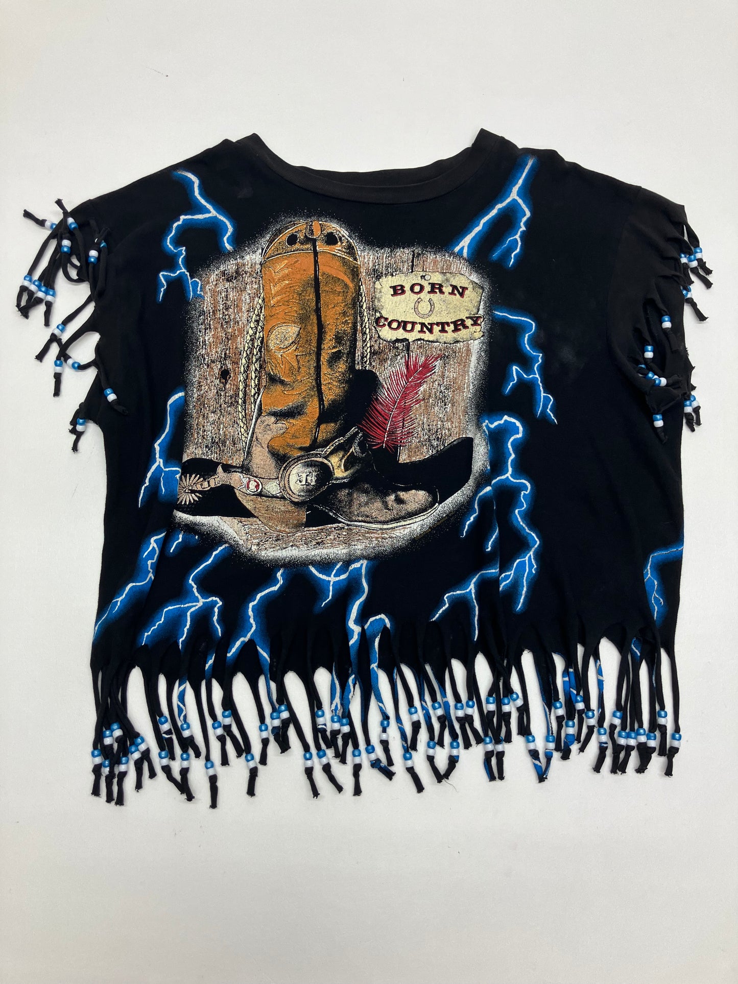 Vintage 1990’s American Thunder Beaded Shirt
