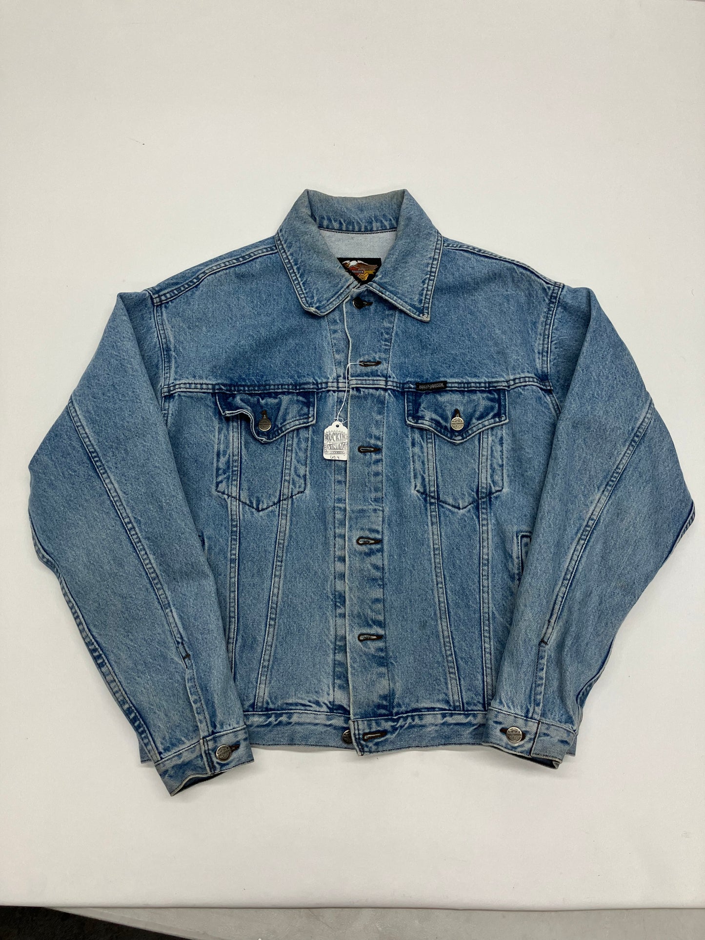 Vintage 90’s Harley Davidson Denim Jacket
