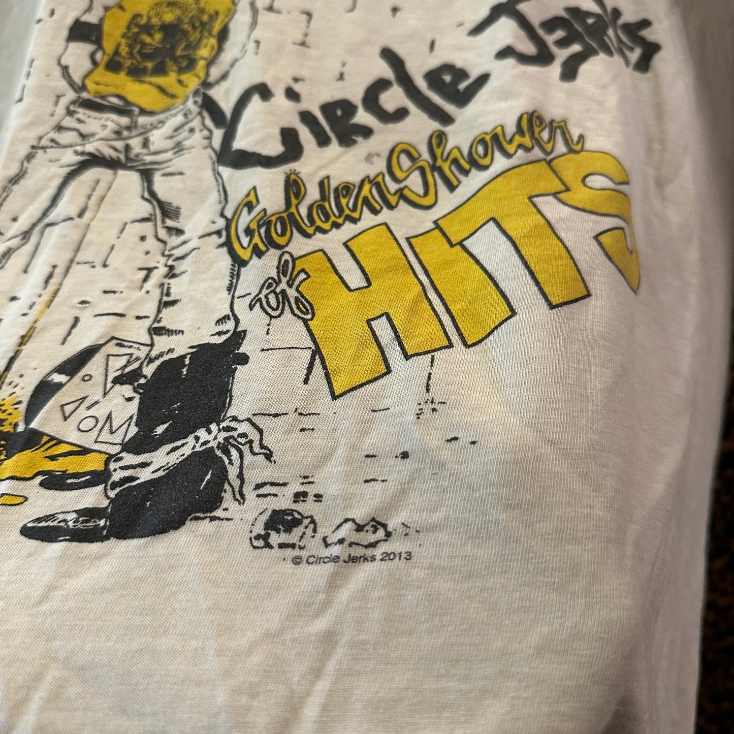 Vintage Circle Jerks Golden Shower Of Hits Graphic T-Shirt