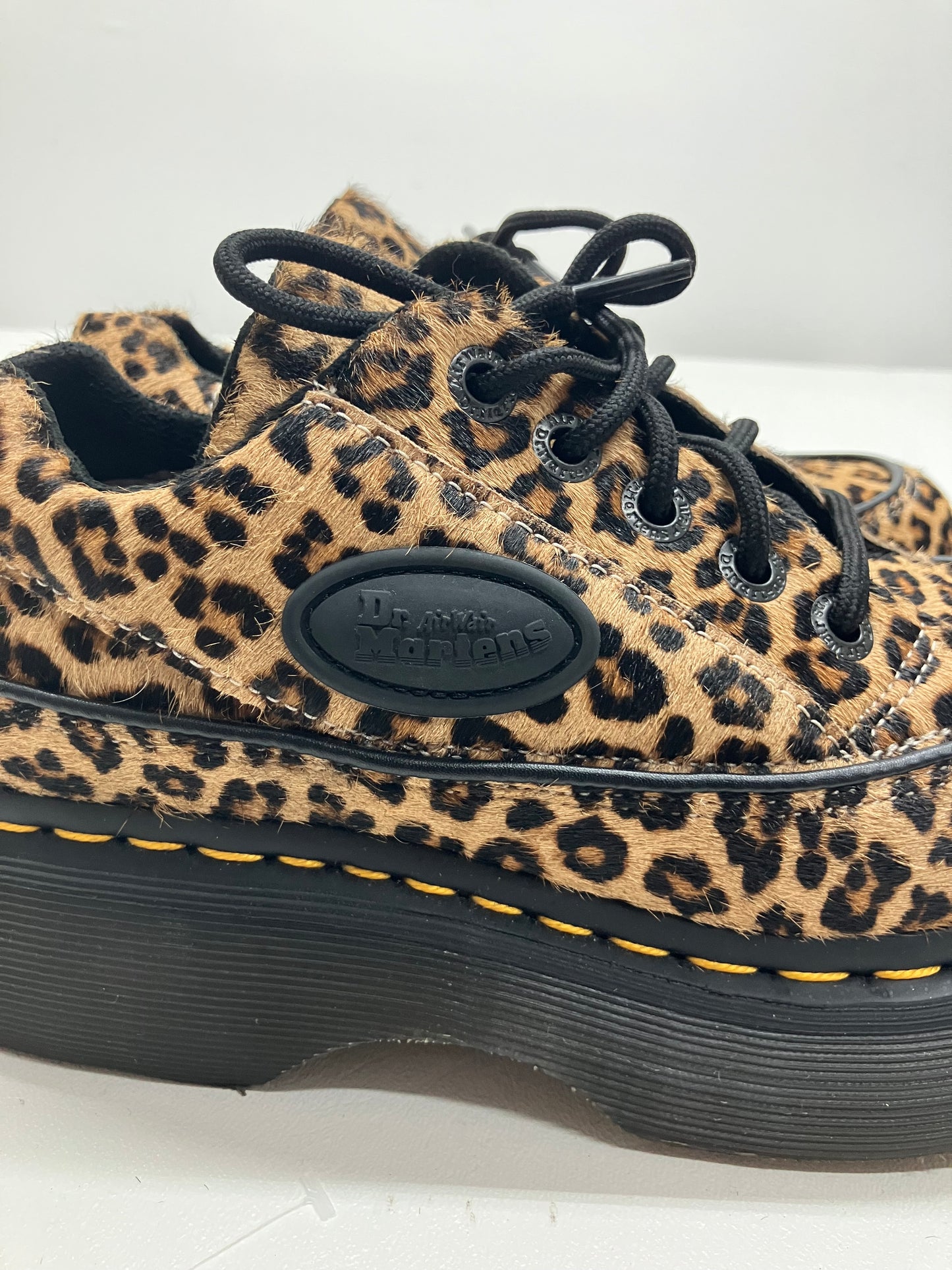Leopard Print Doc Marten Platforms