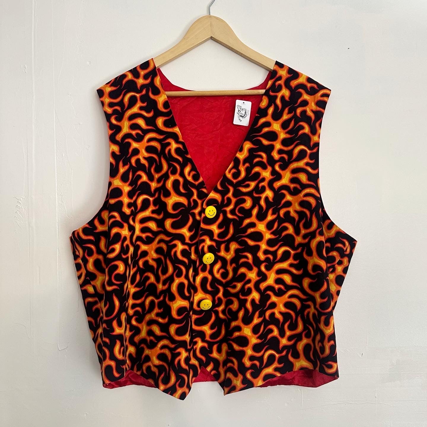 Vintage Flames Vest