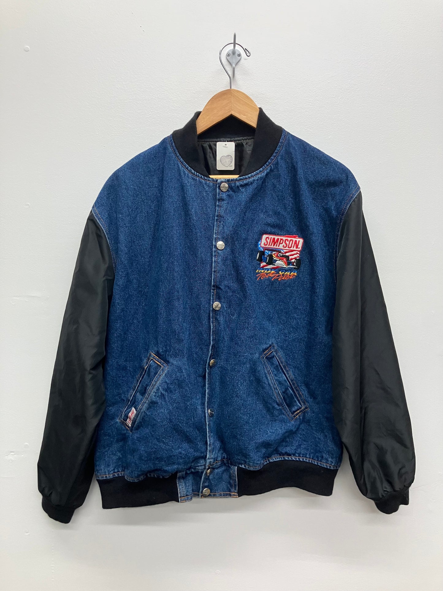 Vintage 1990’s Simpson Indy Race Denim Jacket