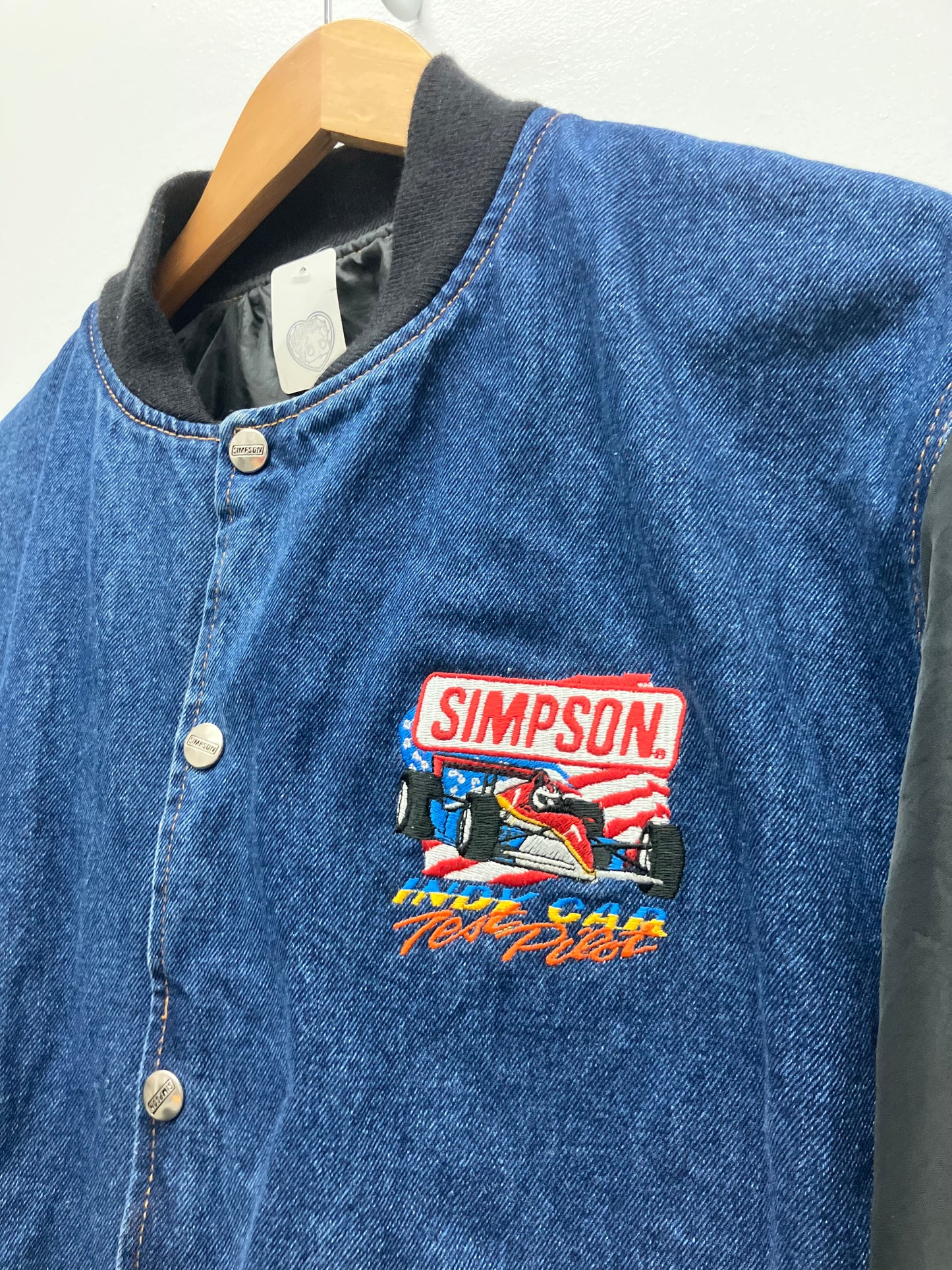 Vintage 1990’s Simpson Indy Race Denim Jacket