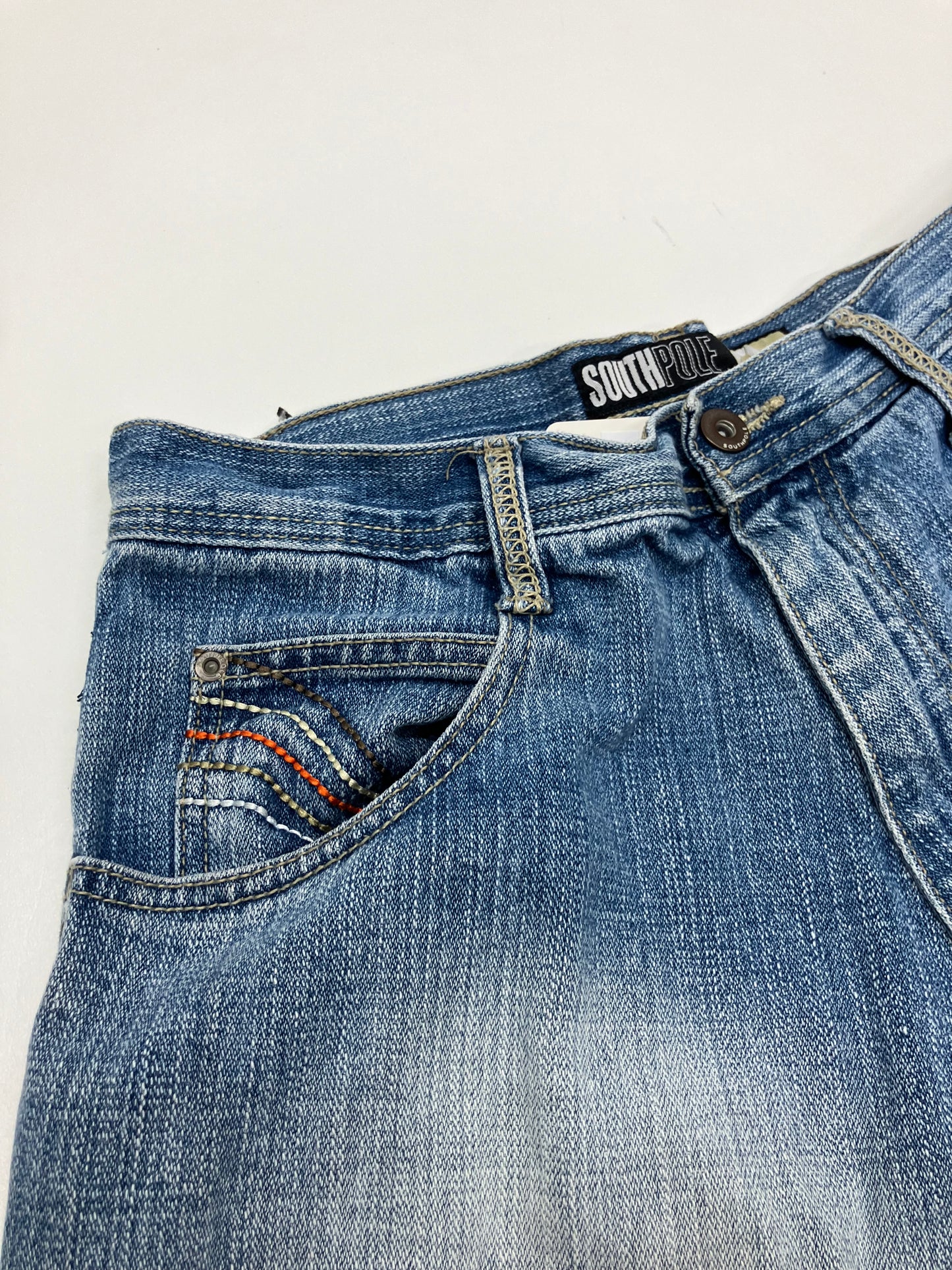 Y2K Southpole Embroidered Jorts