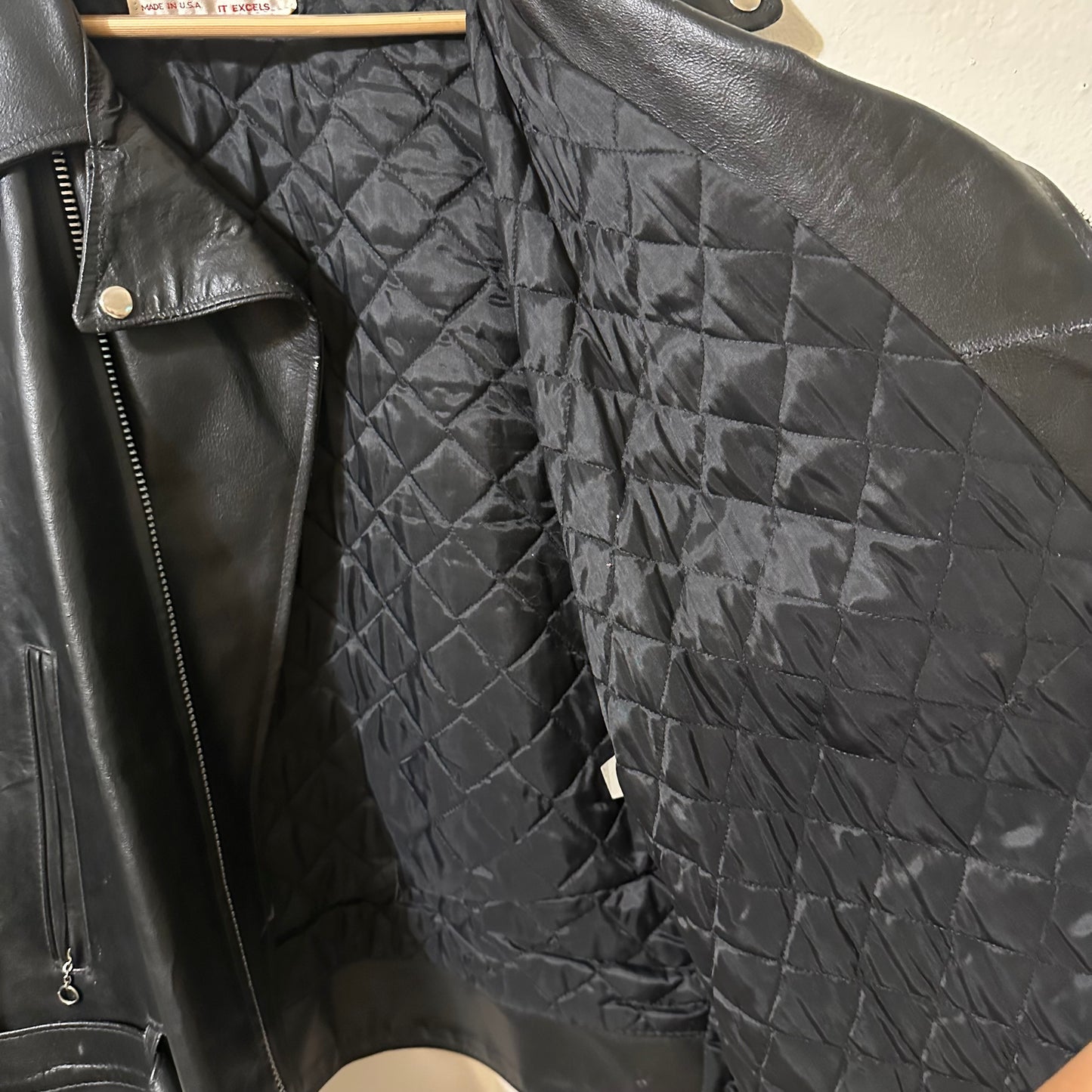 Vintage Excelled Leather Moto Jacket