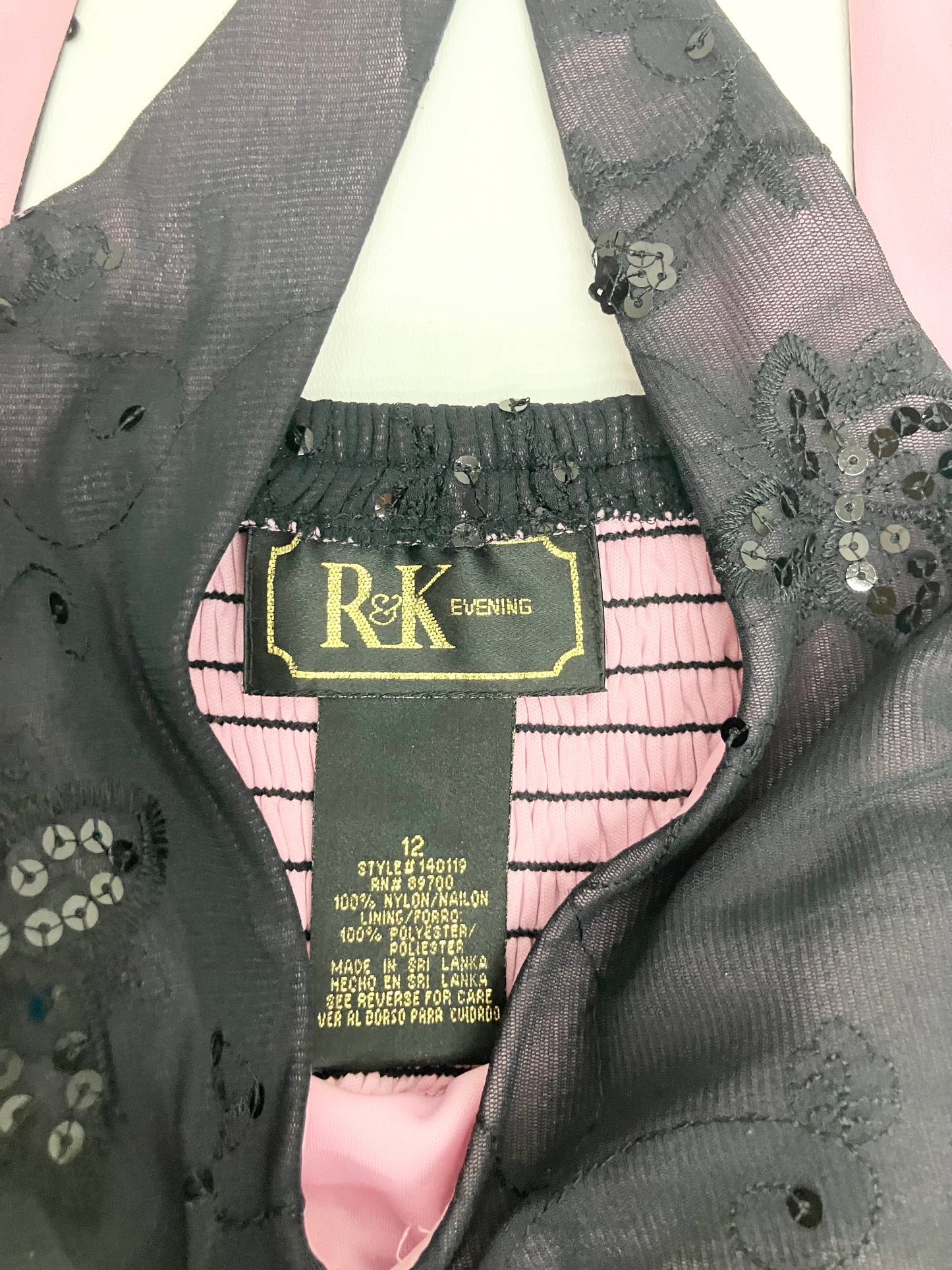 Y2k Sequins Pink Dress