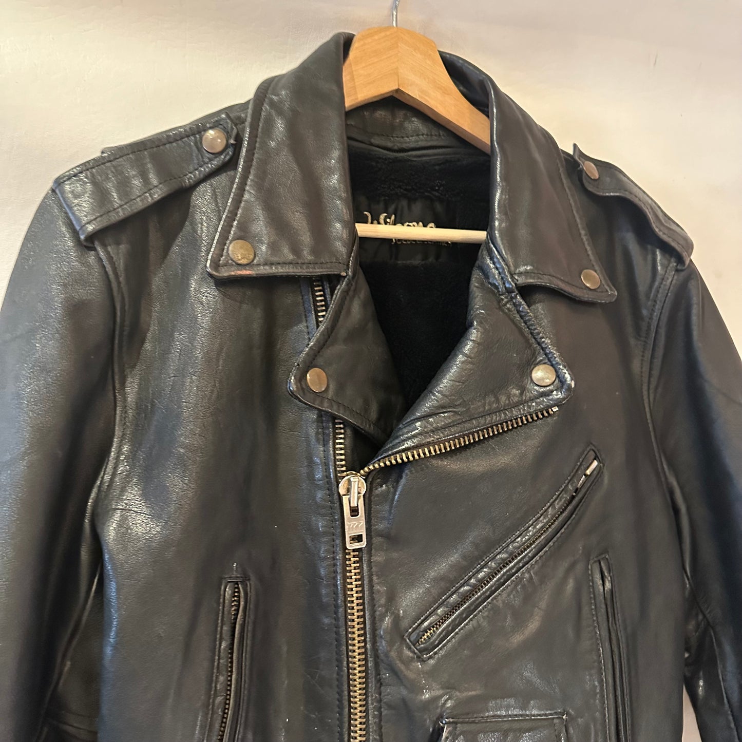 Wilsons Suede & Leather Black Moto Jacket