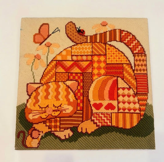 70s Vintage Needlepoint Frame