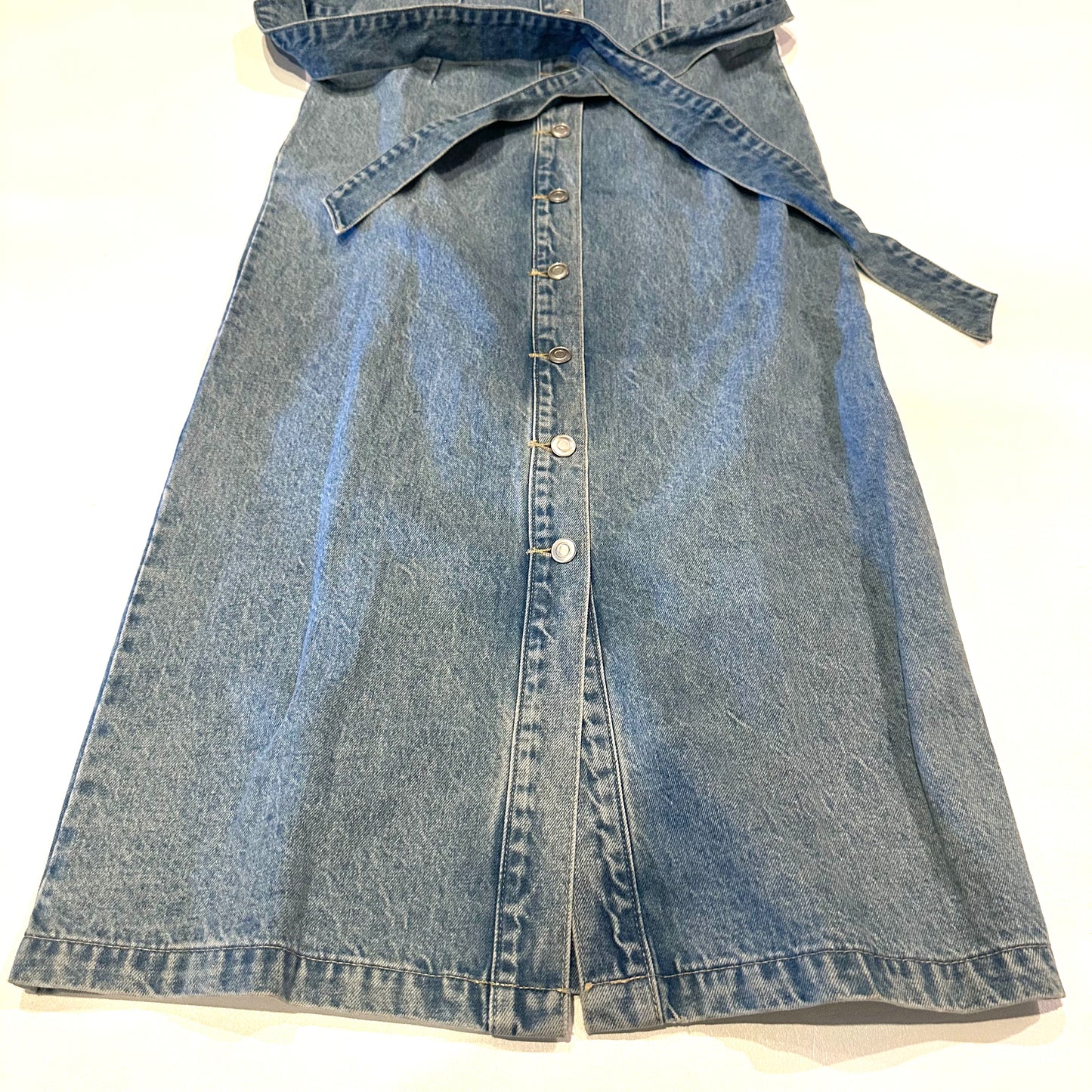 Button Down Denim Dress