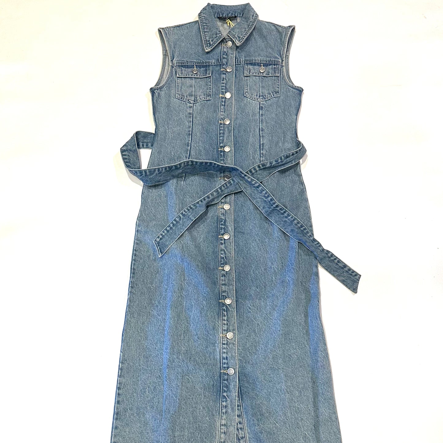 Button Down Denim Dress