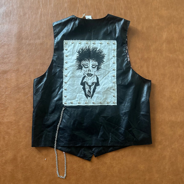 Ed Hardy X Mae Punkette Collar Vest (RARE)