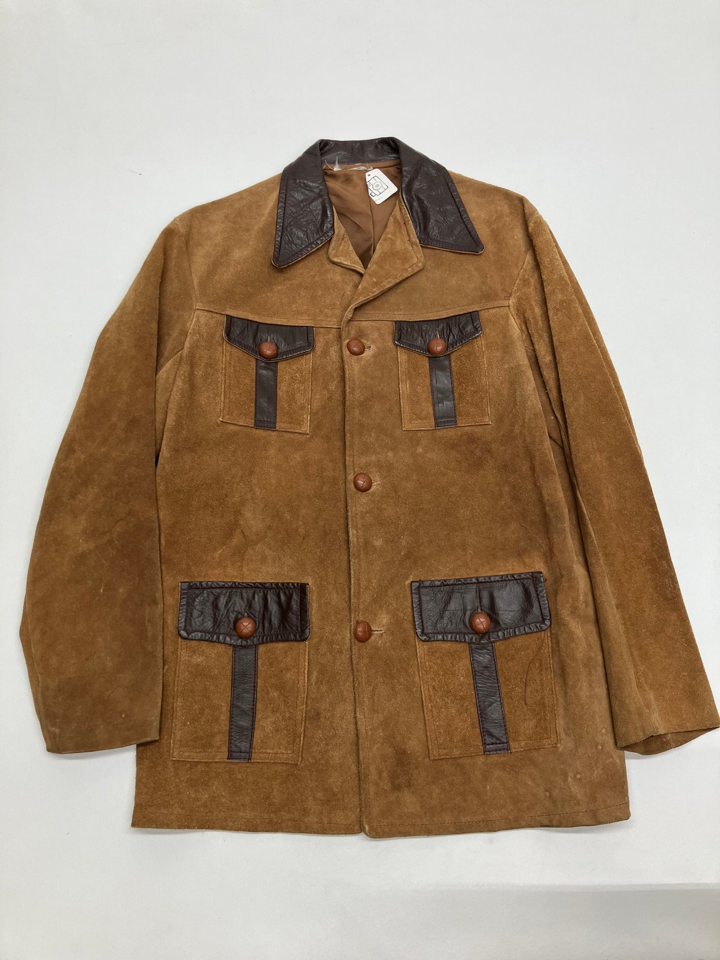 Vintage 1970's Genuine Suede Leather Jacket
