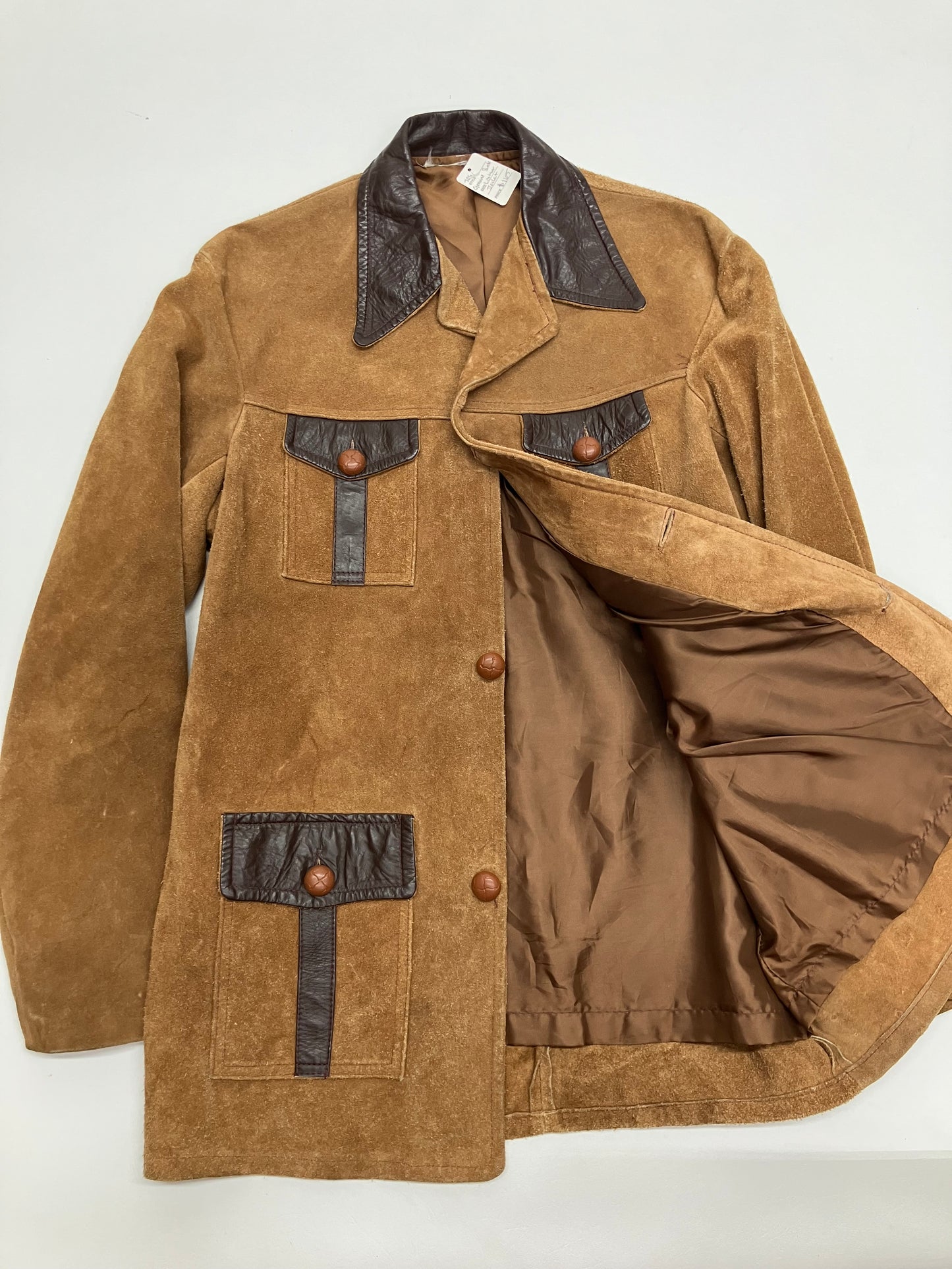 Vintage 1970's Genuine Suede Leather Jacket