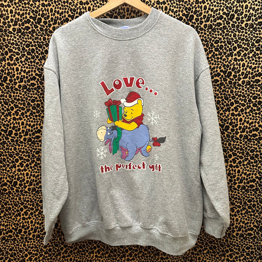 Vintage Disney Xmas Pooh & Eeyore Sweatshirt