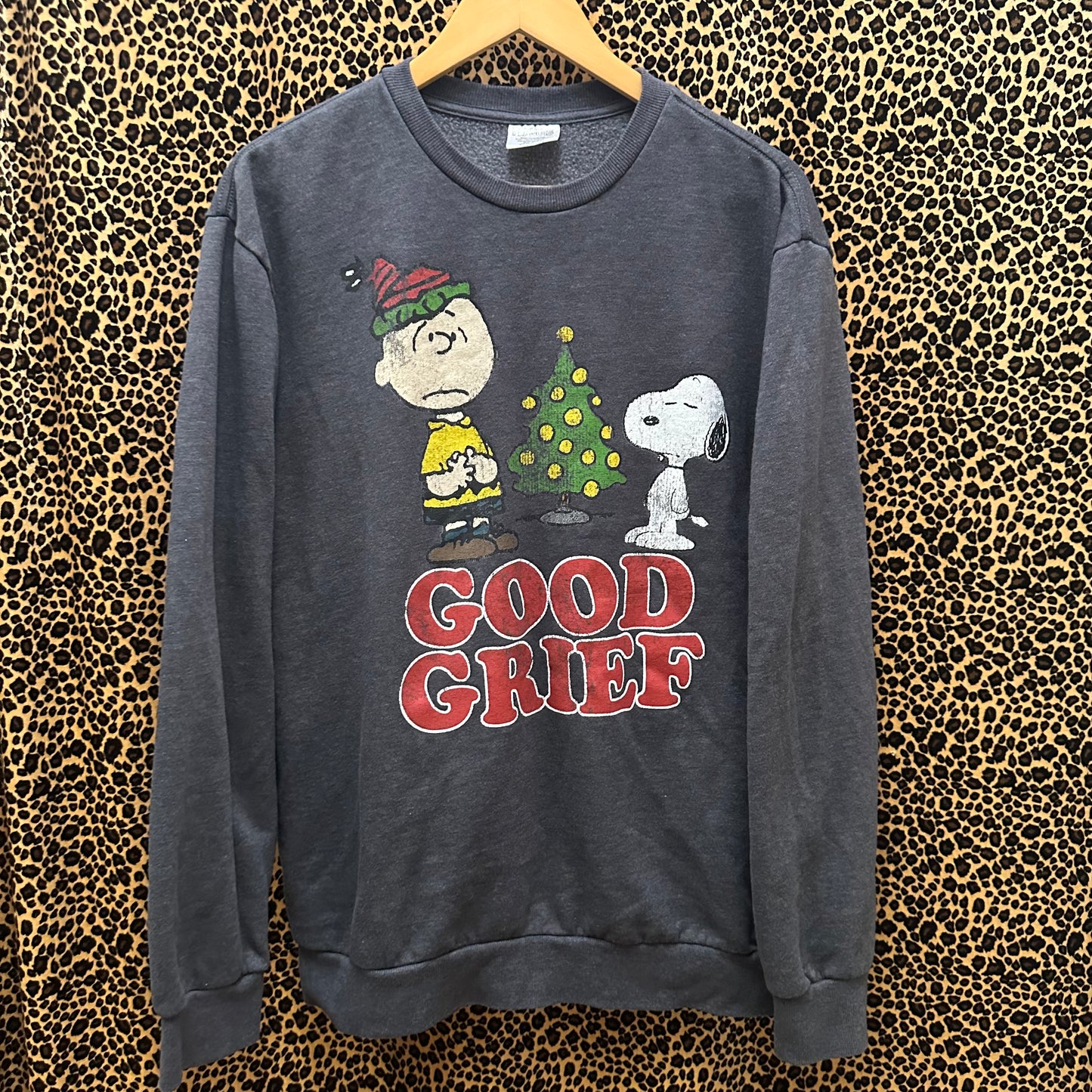 Vintage Peanuts Xmas “Good Grief” Sweater