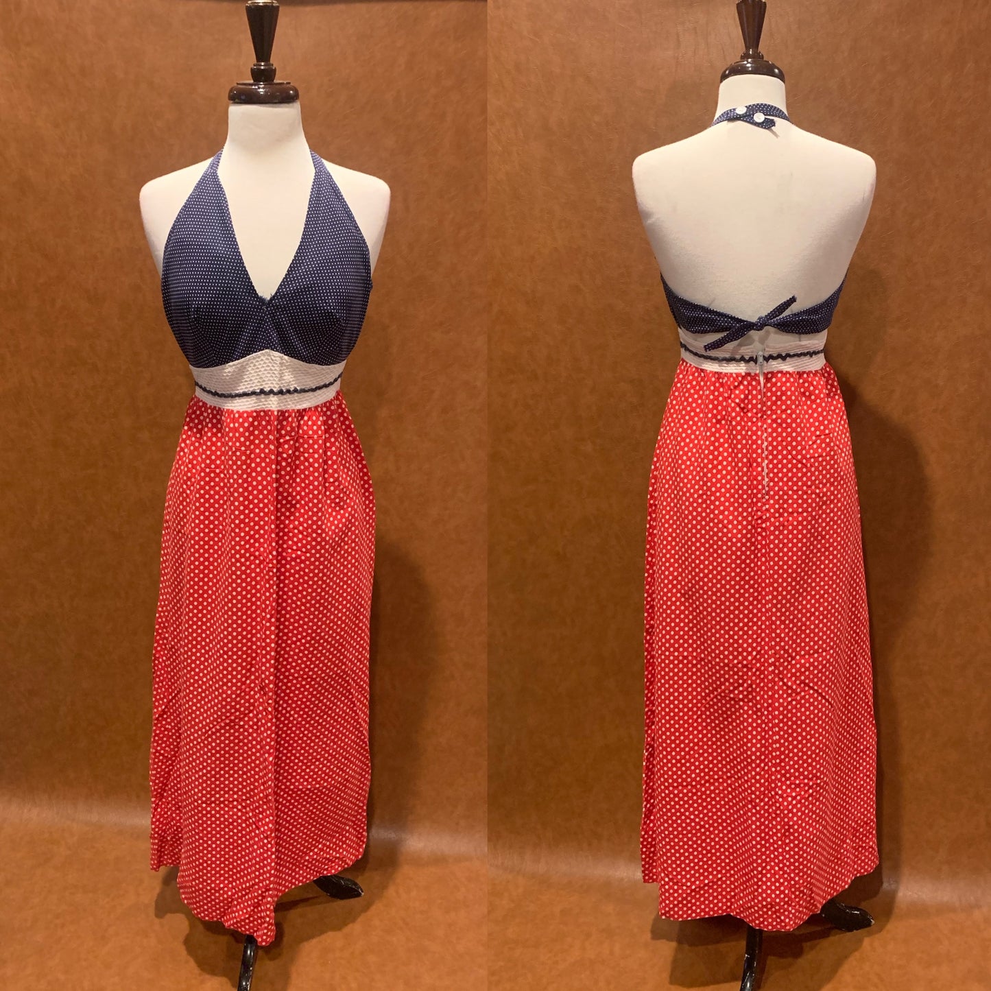 Vintage Halter Sun Dress