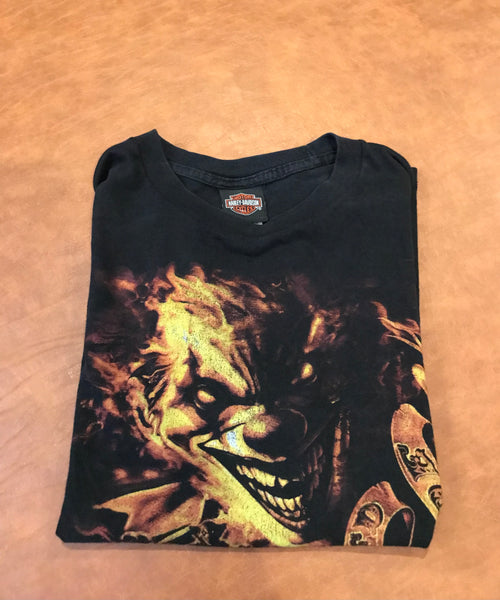 Harley Davidson flame graphic tee