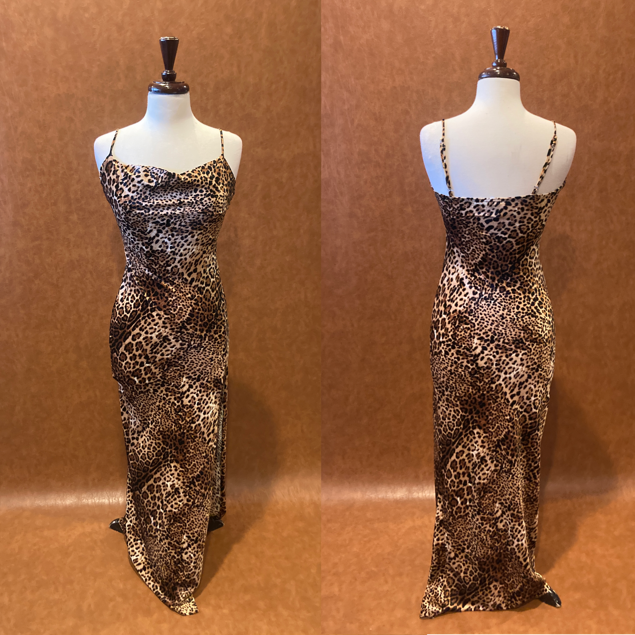 Velvet Leopard Dress