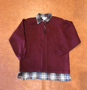 90’s flannel sweater