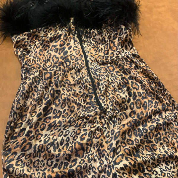 Velvet Leopard Jumpsuit