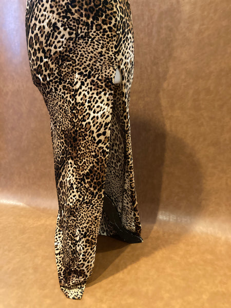 Velvet Leopard Dress